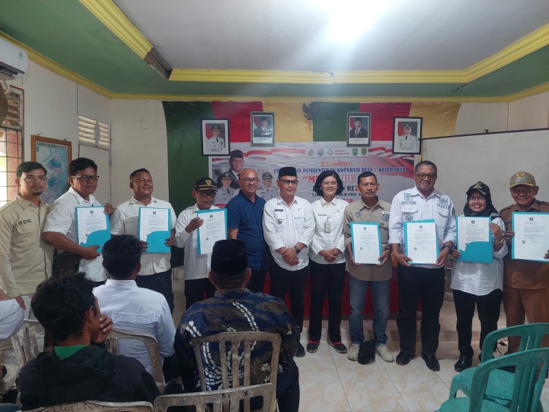 Reteh Jadi Pelopor: Seluruh Desa Resmi Miliki Koperasi Merah Putih, Siap Dongkrak Ekonomi Desa