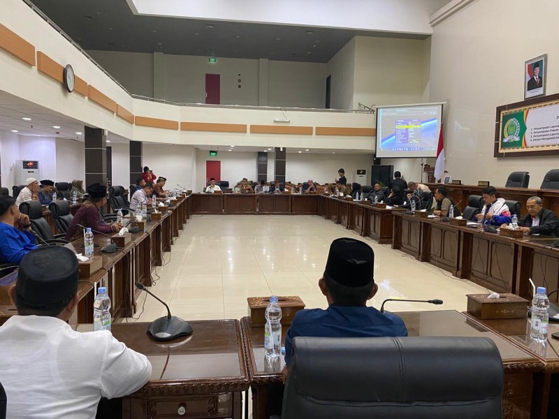 RDP di DPRD Inhil, PT GIN Sampaikan Komitmen dan Perhatian terhadap Banjir di Desa Lahang Hulu