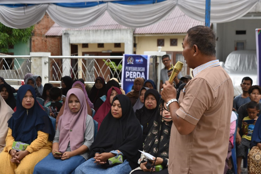 Anggota DPRD Pekanbaru Sigit Yuwono Laksanakan Penyebarluasan Perda Kota Pekanbaru tentang Retribusi Pelayanan Kesehatan