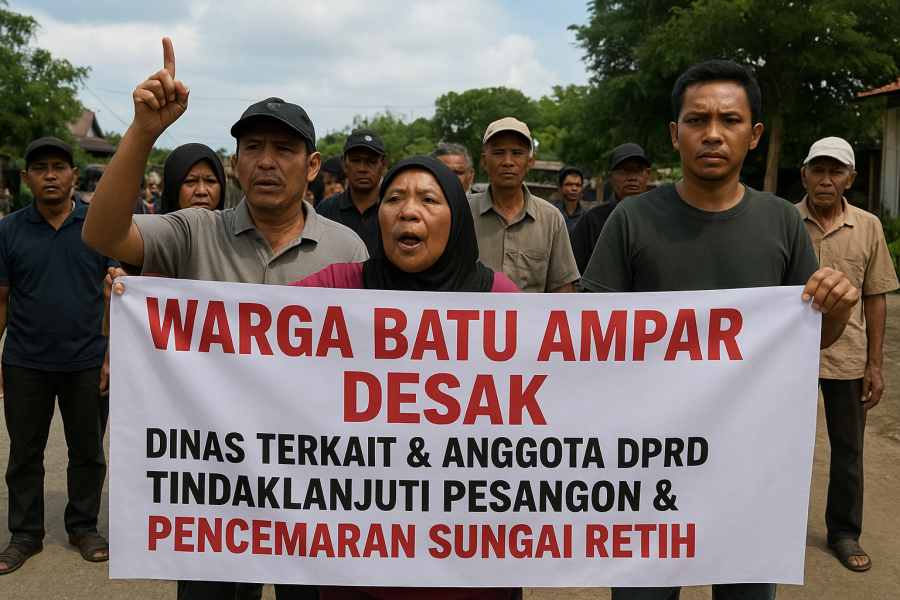 Warga Batu Ampar Desak DPRD dan Dinas Terkait Tindaklanjuti Dampak Aktivitas PT BPP
