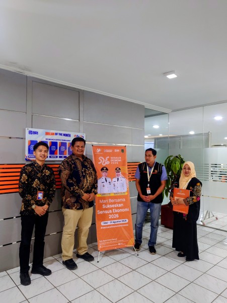 BRI Branch Office Tembilahan Dukung Suksesnya Sensus Ekonomi 2026