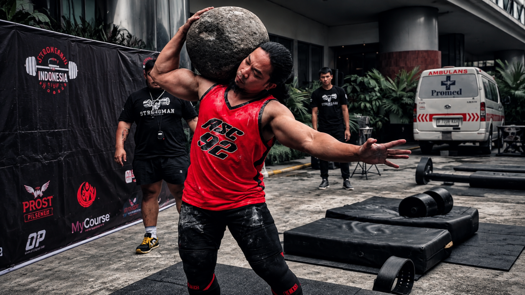Rizkan Fahrozi Atlet Asal Inhil Kembali Wakili Indonesia, Siap Pertahankan Gelar Juara Dunia Strongman 2026