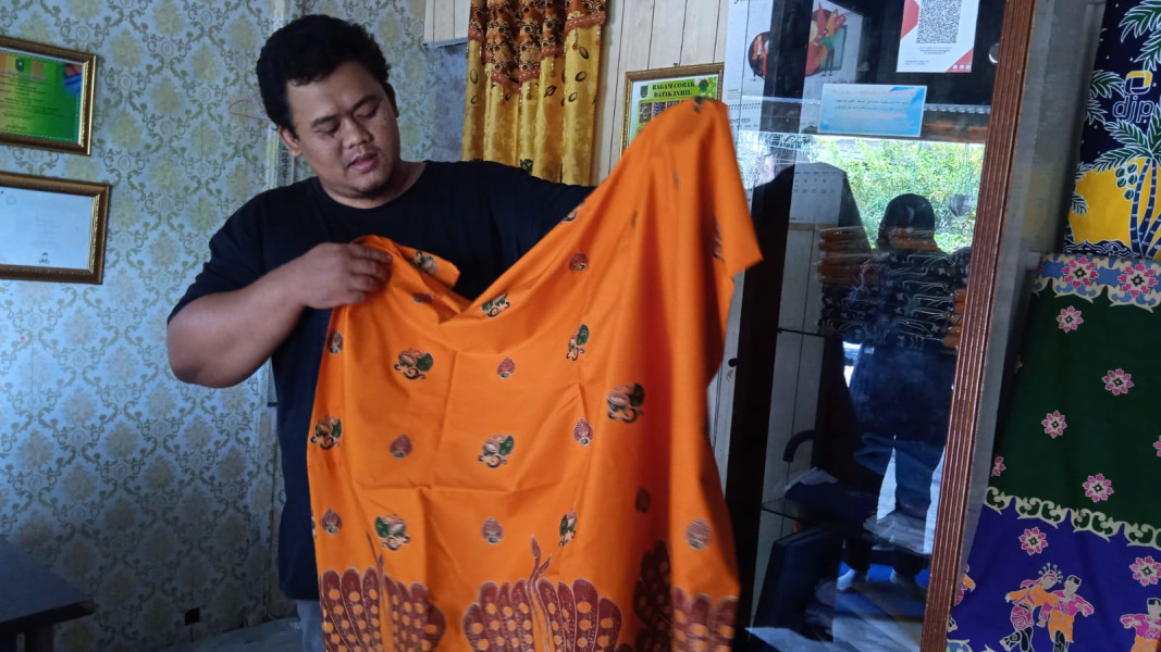 Batik Khas Inhil Hadir dengan Motif Bukit Condong