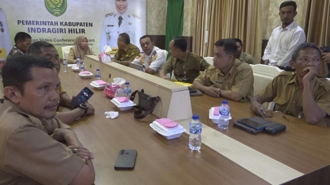 Wabup Inhil Hadiri Rakor Pengendalian Inflasi Bersama Mendagri