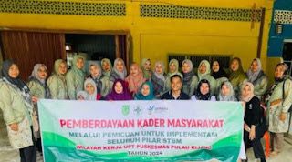 Puskesmas Sungai Raya Berikan Edukasi Makan Dengan Gizi Berimbang