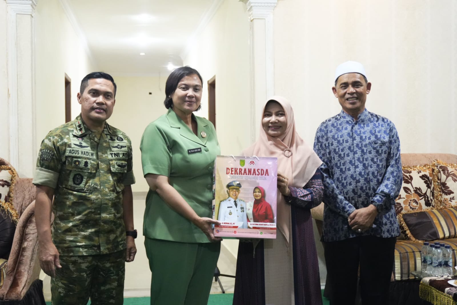 Bupati Inhil H. Herman Gelar Ramah Tamah Bersama Pangdam XIX/Tuanku Tambusai dan Danrem 031/Wira Bima